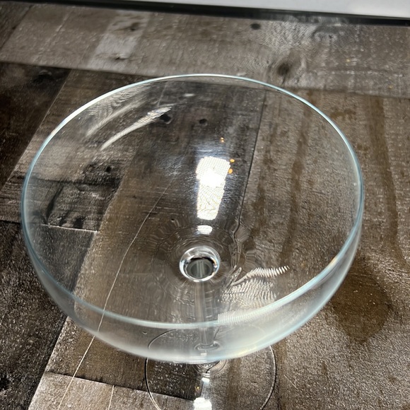 Vintage Clear Crystal Margarita Stemware Glasses Set of Three - Picture 4 of 6